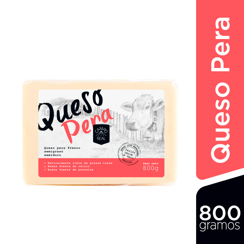 img-Queso Pera Bloque x 800 g Campo Real