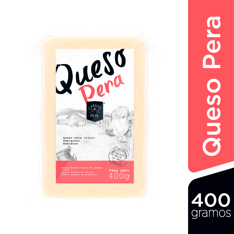 img-Queso Pera Bloque x 400 g Campo Real